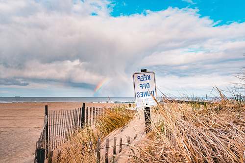 bradley beach brown field under cloudy sky during daytime united states